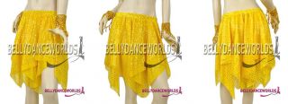 Belly Dance Costume Latin Short Shimmer Skirt Bollywood Prom Wedding Party New