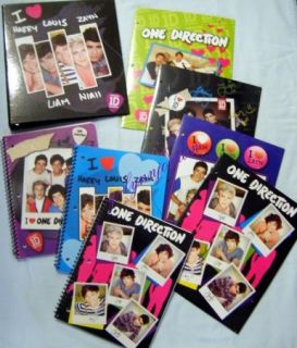 One Direction 1D Binder Notebooks Folders Back to School Supplies New