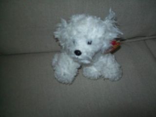 Tags Ty Beanie Babies Lollipup White Puppy Dog Plush
