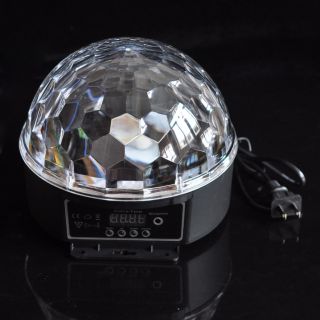 DMX512 Disco DJ Stage Lighting Digital LED RGB Crystal Magic Ball Effect Light