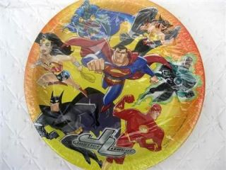 Justice League Party Supplies Plates Wonder Woman Lunch