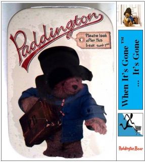 New Cute Paddington Bear Collectable Mint Sweets Tins Party Bags Gifts Travell