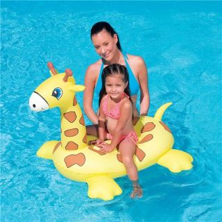 Kids Giraffe Ride on Inflatable Swimming Pool Float Toy