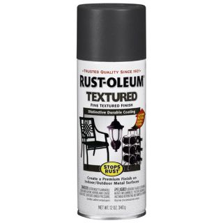 12 Oz Dark Pewter Stops Rust Textured Enamel Spray Paint 7221 830
