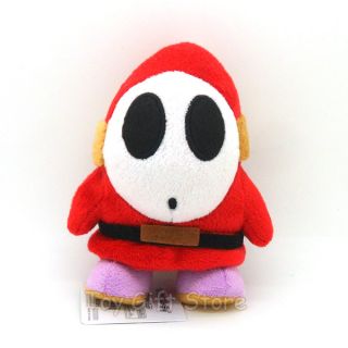 New Super Mario Bros Plush Doll Stuffed Toy Shy Guy 6"