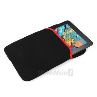 Black Soft Sleeve Pouch Case Cover Bag for 9 7" inch PC Mid Tablet eBook Reader