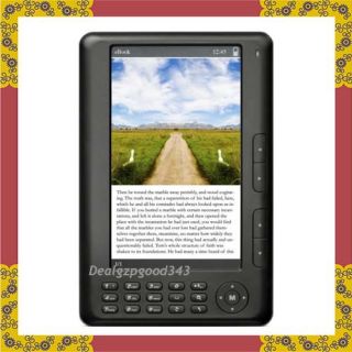 4GB 7" eBook Reader Color C Paper LCD  Video Black