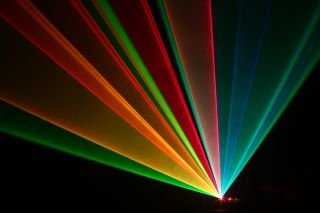 Remote DMX 620mW RGB Laser Stage Lighting 638nm DJ Dance Party Show Light 1 Watt