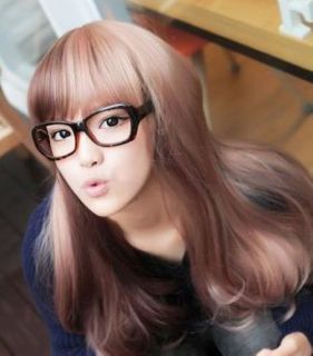 Stylish Lolita Women's Brown Cosplay Party Hair Extension Wig 75cm 
