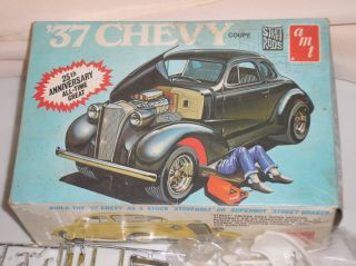 Vintage AMT 1937 Chevy Coupe A137 Street Rod Series Model Car Kit