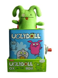 Ugly Doll Jack in The Box Ox Pop Weasel Music Box Toy Jack in The Box Tin Toys