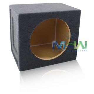 12" Round SEALED MDF Car Audio Speaker Box Sub Woofer Subwoofer Enclosure New