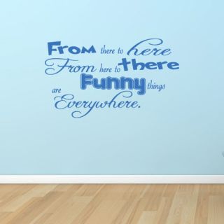 Funny Things Are Everywhere Vinyl Wall Art Sticker Transfer Decal Decor QU344