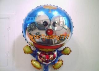 Doraemon Blue Mylar Foil Balloons Party Birthday