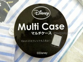 Disney Mickey Mouse T Shirt Shape Tablet PC iPad eReader Document Case Bag