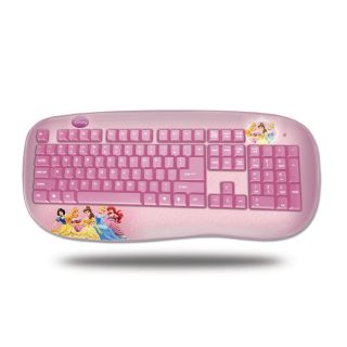 Disney Princess Pink Ergonomic Keyboard BNIB