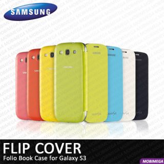 Genuine Samsung Original Battery Flip Cover Case Galaxy S3 SIII i9300 Yellow