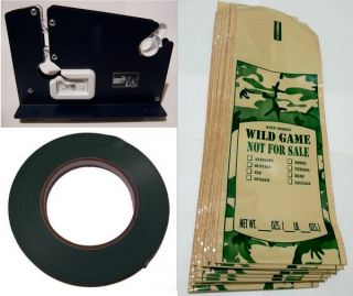 Poly Ground Meat Packaging Kit Wild Game Bag Grinder