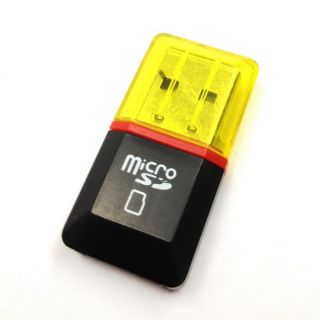Mini USB 2 0 Micro SD TF T Flash Memory Card Reader Adapter SDHC Wire Lot A1450