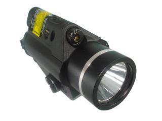 1MWTACTICAL Flashlight Green Laser Sight Combo Weaver Mount 4 Pistol Gun Handgun