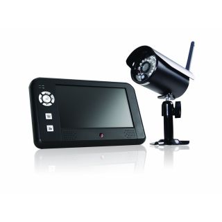 First Alert DW 700 Wireless Security System with Camera and 7" LCD Display DVR