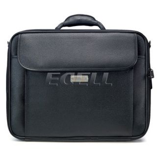 Kingsons Black Laptop Leather Carry Bag Case for 15 4" HP Lenovo MSI Samsung