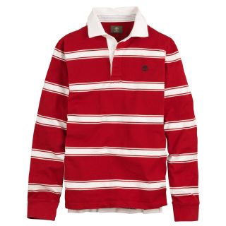 Timberland Men's Long Sleeve Rugby Striped Shirt Style 3124J