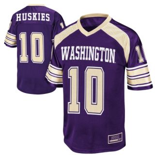 Washington Huskies 10 End Zone Football Jersey Purple