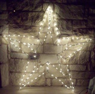 Lighted 52" Star with 140 Lights Outdoor Christmas Yard Decor