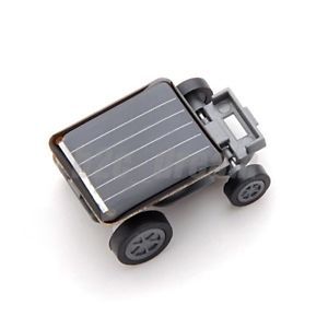 New Smallest Mini Solar Powered Robot Racing Car Toy Gadget for Kids B