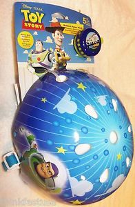 Genuine Disney Toy Story Blue Woody Buzz Kids Bicycle Helmet with Bike Bell New