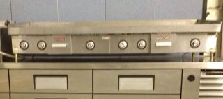 Vulcan Griddle Grill 72" Electric 6 Thermostatic Control HEG 72D