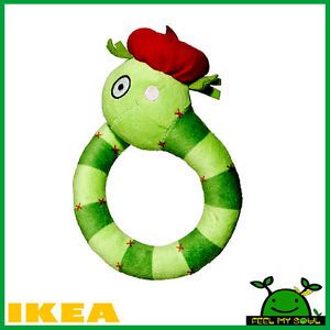 IKEA Baby Children Rattle Snake Soft Toy New