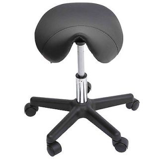 New Swivel Salon Saddle Stool Massage Spa Seat Tattoo Chair Adjustable Homcom