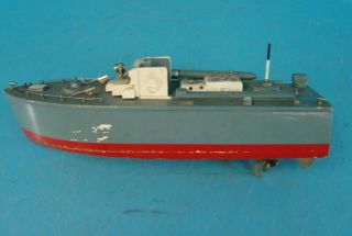 PT109 Wood PT Boat Battery Operated Pond SHIP 14" Long Assembled Kit Kids Toy