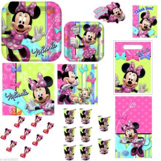 Minnie Mouse Bow tique Birthday Party Supplies Create Your Own Set You Pick
