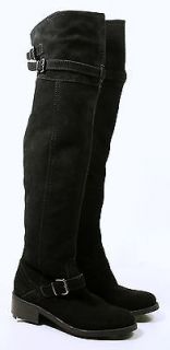 Marc Fisher Women's Black Suede Boots Style Elmm