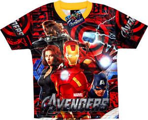The Avengers Marvel Boys T Shirt Childrens Tee Kids Top Shirts T Shirt Toys Toy