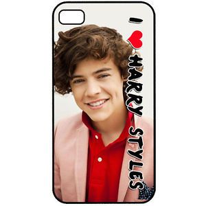 One Direction 1D I Love Harry Styles iPhone 4 4S Back Hard Case Cover