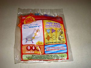Wendys Kids Meal Toy Smart Links Build Giraffe Creations New SEALED in Bag