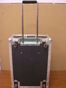 Barry Hard Sided High Density Foam Lined Rolling Equipment Travel Case 24x18x11
