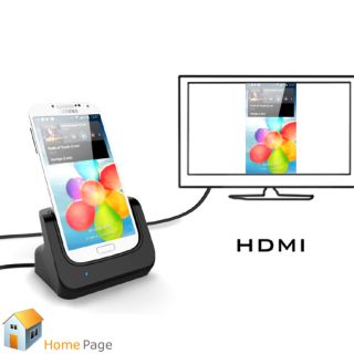 HDMI TV Output USB Sync Charge Docking Cradle Station for Samsung Galaxy S4