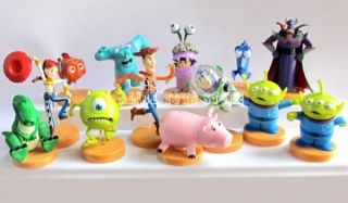 Monsters Inc Finding Nemo Toy Story Action Figure Set 13pcs Kids Toys