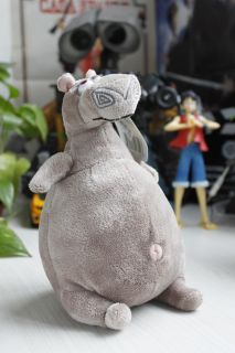25cm Lovely Madagascar 3 Gray Hippo Stuffed Plush Cute Toy Doll Gift for Kids