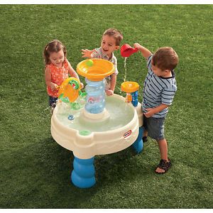 Toddlers Outdoor Waterpark Activity Play Table Kids Fun Water Toy 18 mos 6 Yrs