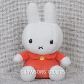 Miffy Bunny 12" Plush Stuffed Soft Rabbit Toy in Orange