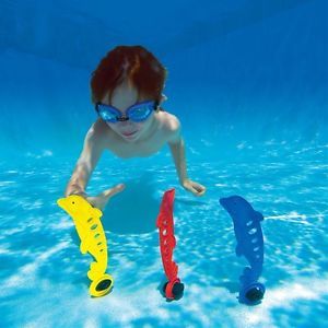 Underwater Fun Dolphins Swimming Pool Dive Toys for Kids Water Confidence Games