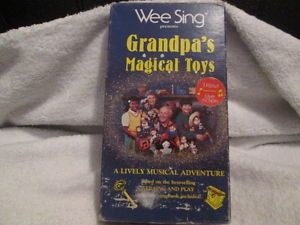 Wee Sing Grandpa's Magical Toys Kids OOP RARE VHS Video