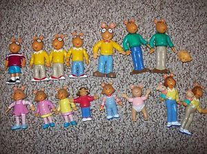 Arthur Figures TV PBS Kids Toys Girl Boy Collectible DW Arthur