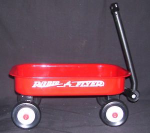 Kids Durable little Red Radio Flyer Mini Wagon Toy 12 1 2 x 7 3 4